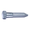 Midwest Fastener Lag Screw, 3/4 in, 4 in, Steel, Hot Dipped Galvanized Hex Hex Drive, 20 PK 08239